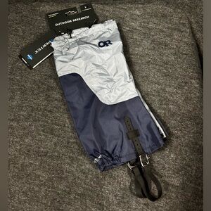 Outdoor Research Women’s Helium Gators, Arctic Naval Blue Size Large Brand New